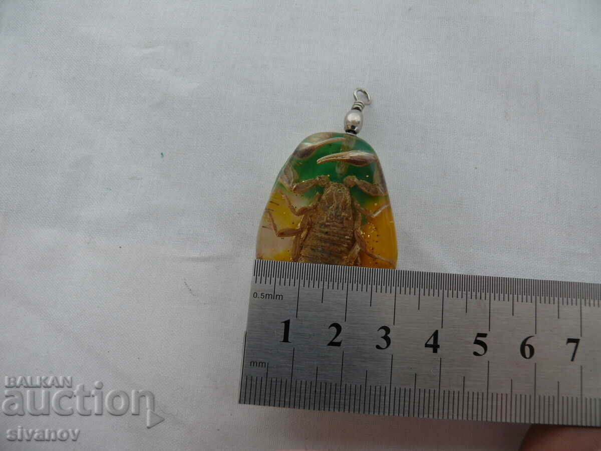 Interesting Scorpion Locket Pendant #1851 - 7 Interesting Scorpion Locket Pendant #1851 - 7