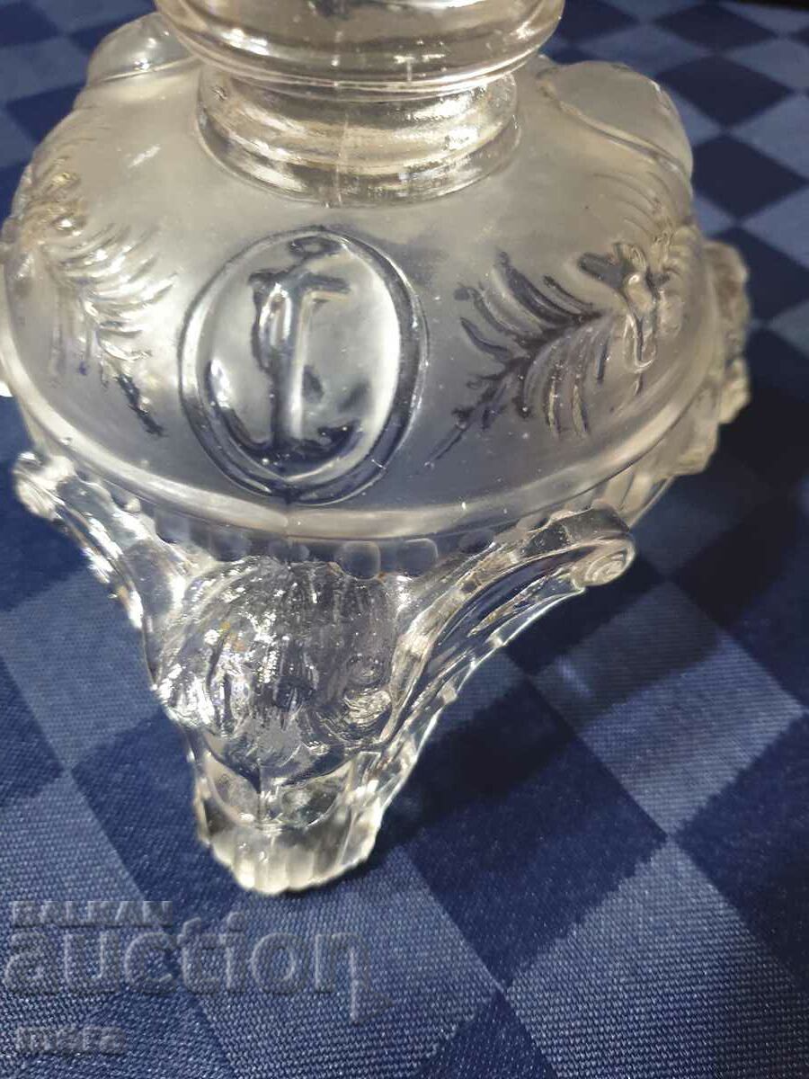 Crystal candlestick with religious motifs - 5 Crystal candlestick with religious motifs - 5