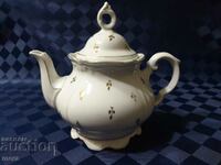 Голям порцеланов бароков чайник - СИП