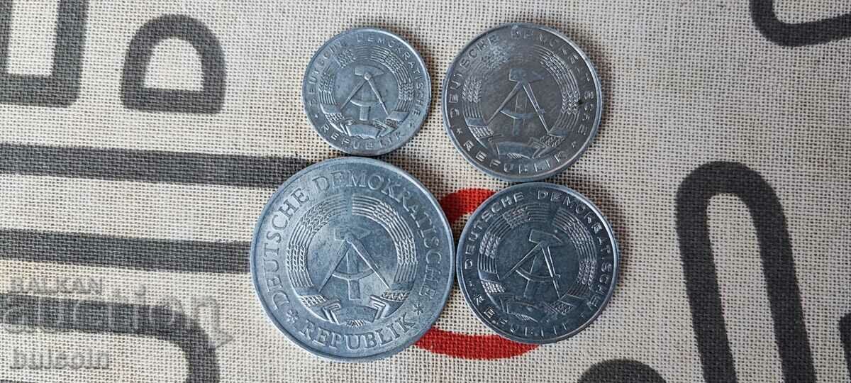 Delivery of LOT of 4 GDR COINS 1968-1986 Delivery of LOT of 4 GDR COINS 1968-1986