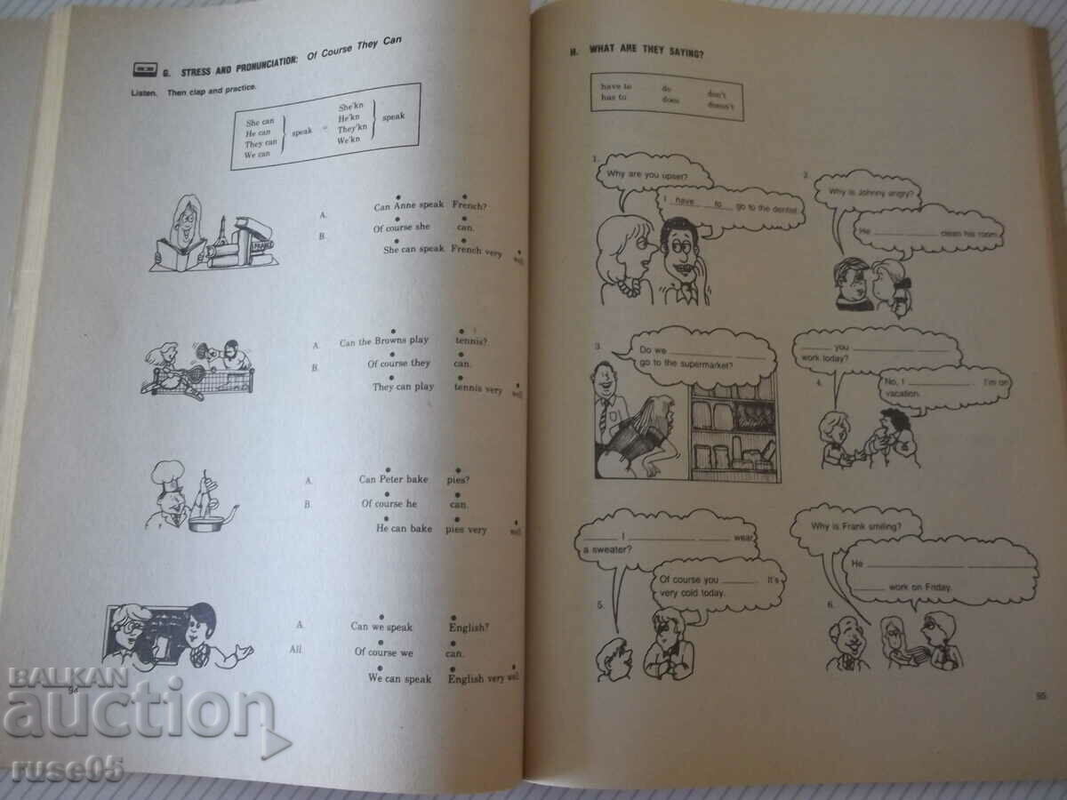 Book "SIDE by SIDE. Part 2 - Steven J. Molinsky" - 140 pages. - 5 Book "SIDE by SIDE. Part 2 - Steven J. Molinsky" - 140 pages. - 5