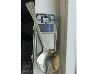 Silver Soviet ice cream spoon