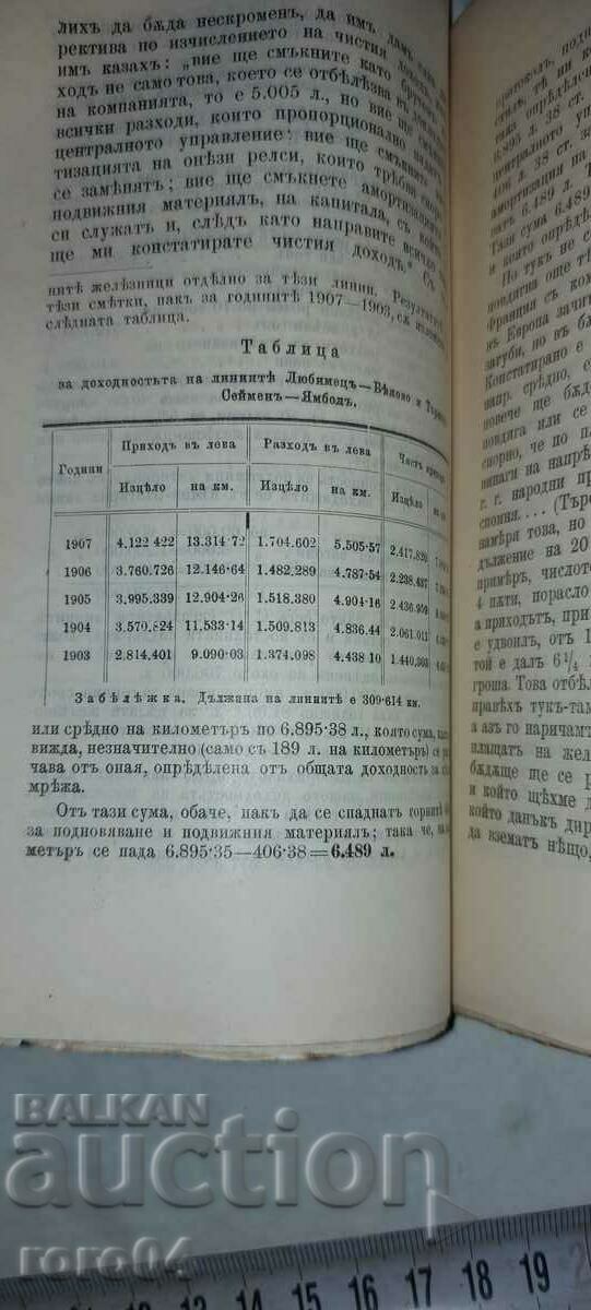 Παράδοση ΛΟΓΟΣ - ΣΙΔΗΡΟΔΡΟΜΟΙ - ΥΠΟΥΡΓΟΣ Α. ΛΥΑΠΤΣΕΦ - 1909