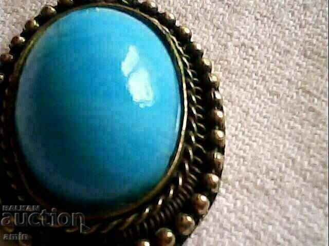 a beautiful soft silver necklace with a soft torcoise with price 20.00 BGN | € 10.23 a beautiful soft silver necklace with a soft torcoise with price 20.00 BGN | € 10.23