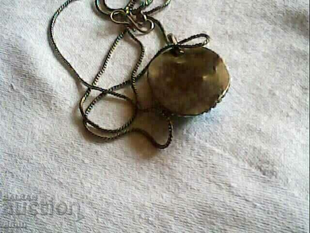 Delivery of a beautiful soft silver necklace with a soft torcoise Delivery of a beautiful soft silver necklace with a soft torcoise