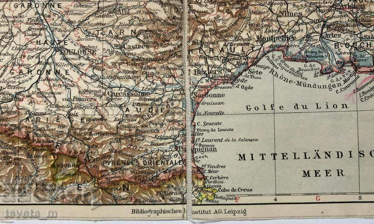 Δημοπρασία Χάρτης Vichy Γαλλία 1942, Τρίτο Ράιχ, Γερμανία Δημοπρασία Χάρτης Vichy Γαλλία 1942, Τρίτο Ράιχ, Γερμανία