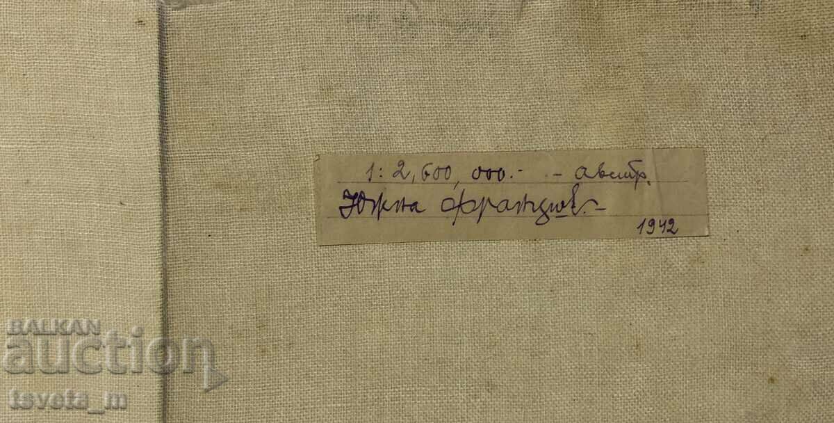 Χάρτης Vichy Γαλλία 1942, Τρίτο Ράιχ, Γερμανία - 5 Χάρτης Vichy Γαλλία 1942, Τρίτο Ράιχ, Γερμανία - 5