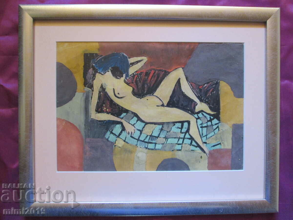Original painting - nude body, 33x27cm