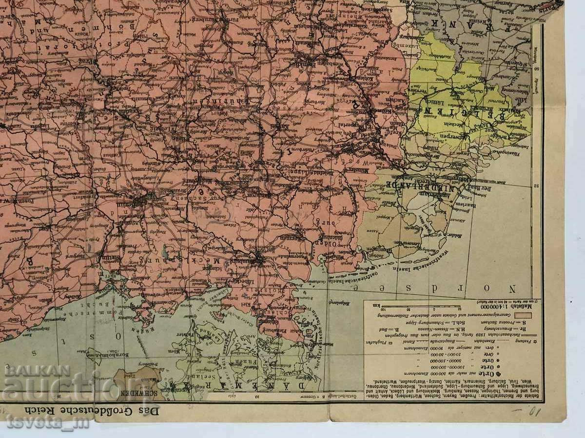 Карта на Третия Райх, Германия WW2 - 5