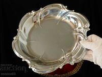 Silver-plated fruit bowl, serving dish 31 cm.