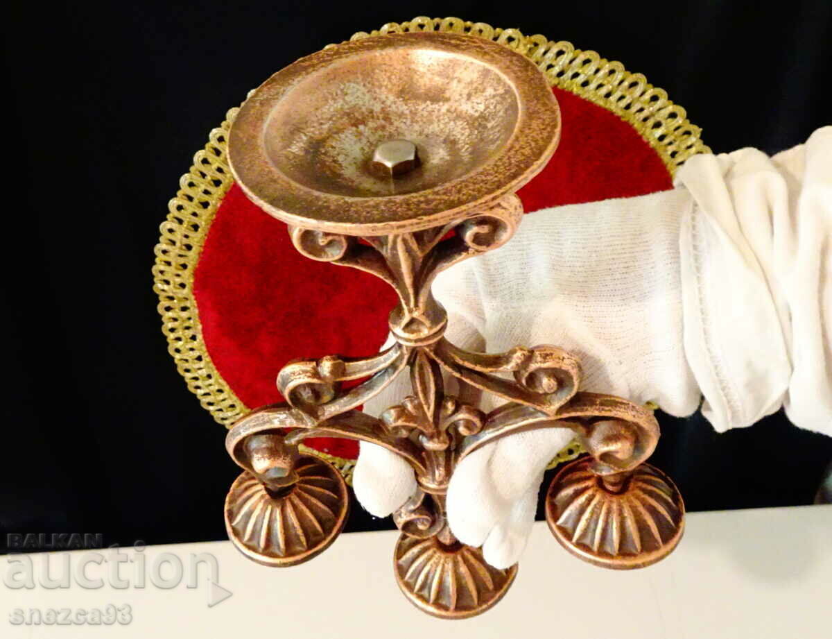 Τριπλό κηροπήγιο, κηροπήγιο για τρία κεριά. - 5