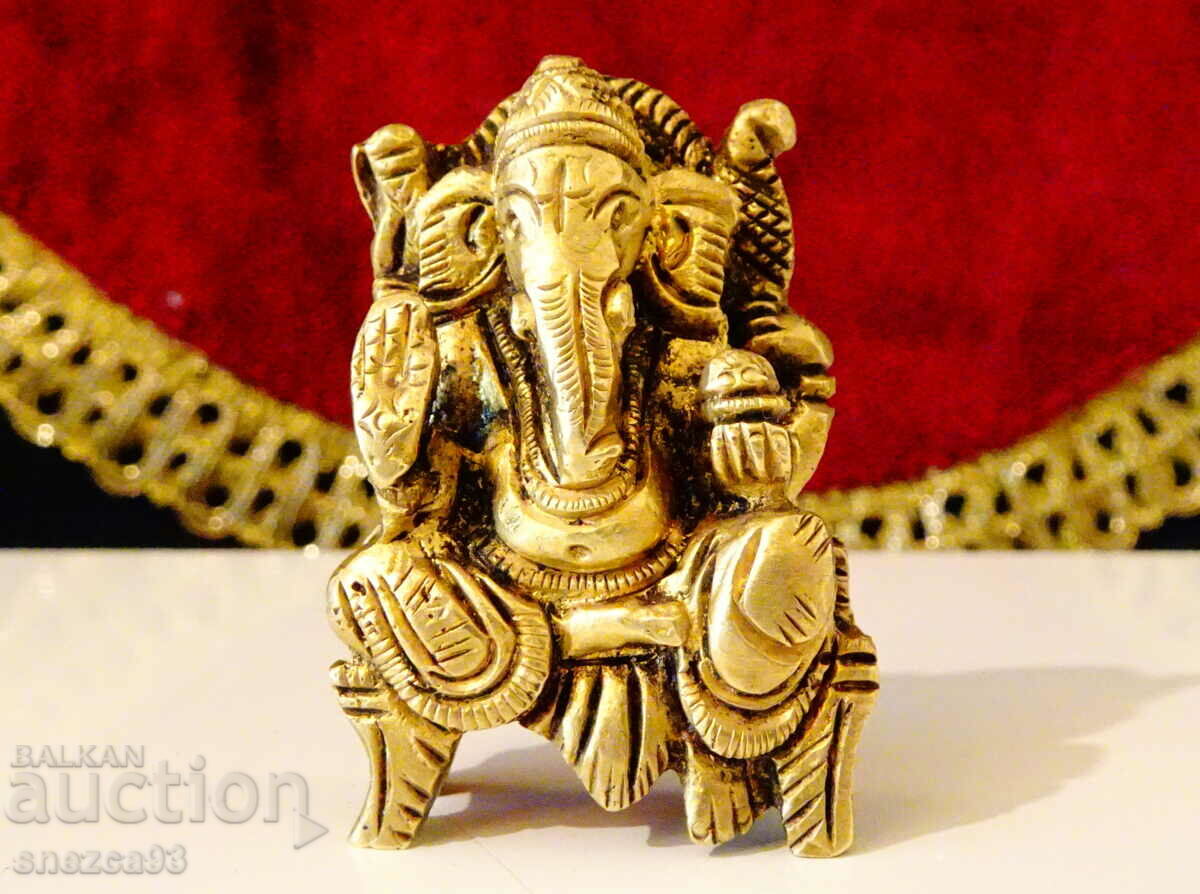 Figurină din bronz Ganesha, figurină.