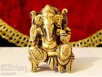 Ganesha bronze figure, figurine.