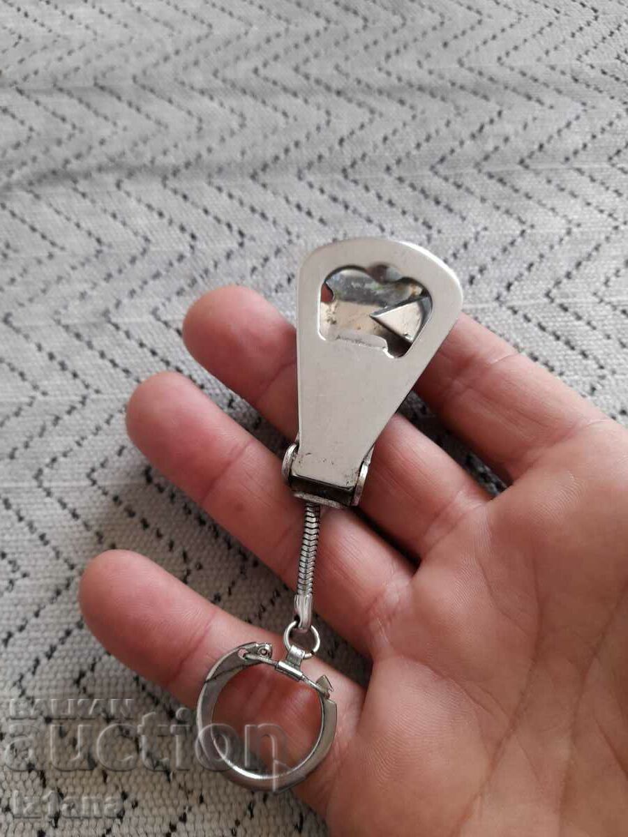 Old key chain opener with price 10.00 BGN | € 5.11 Old key chain opener with price 10.00 BGN | € 5.11