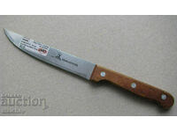 New kitchen knife 27 cm stainless with wooden handle