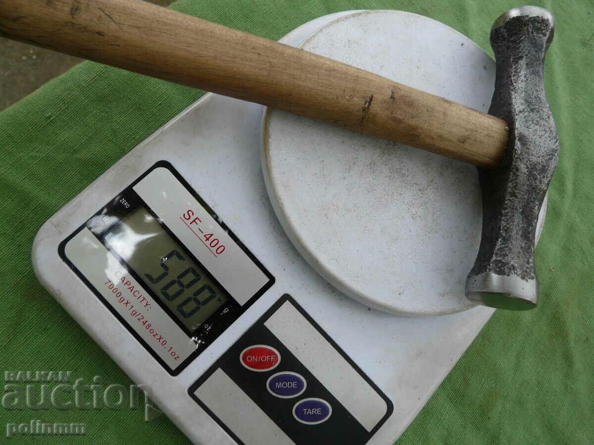 Old German Tin Hammer - 231 - 6 Old German Tin Hammer - 231 - 6