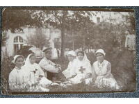Царство България медицински сестри лазарет снимка картичка