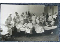 1944 медицински сестри лазарет снимка картичка