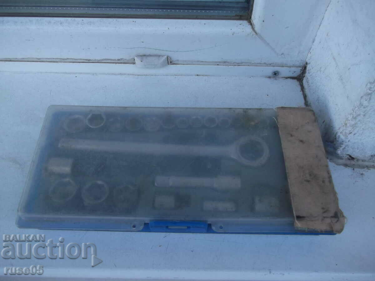 Ratchet set with 27 pcs. inserts and extension cord - 5