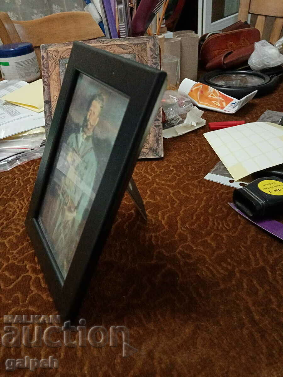 Auction WOODEN FRAME WITH CARD Auction WOODEN FRAME WITH CARD