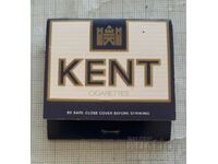 Advertising match of KENT KENT cigarettes