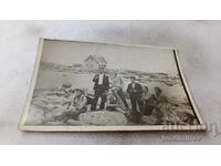 Photo Rila Men and women by a lake on Mount Musala 1931