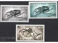 Чисти марки Фауна Насекоми 1965  от Рио Муни