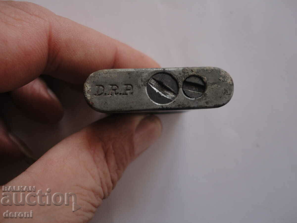 Unique Army Gasoline Lighter 3 Reich D.R.P. - 7