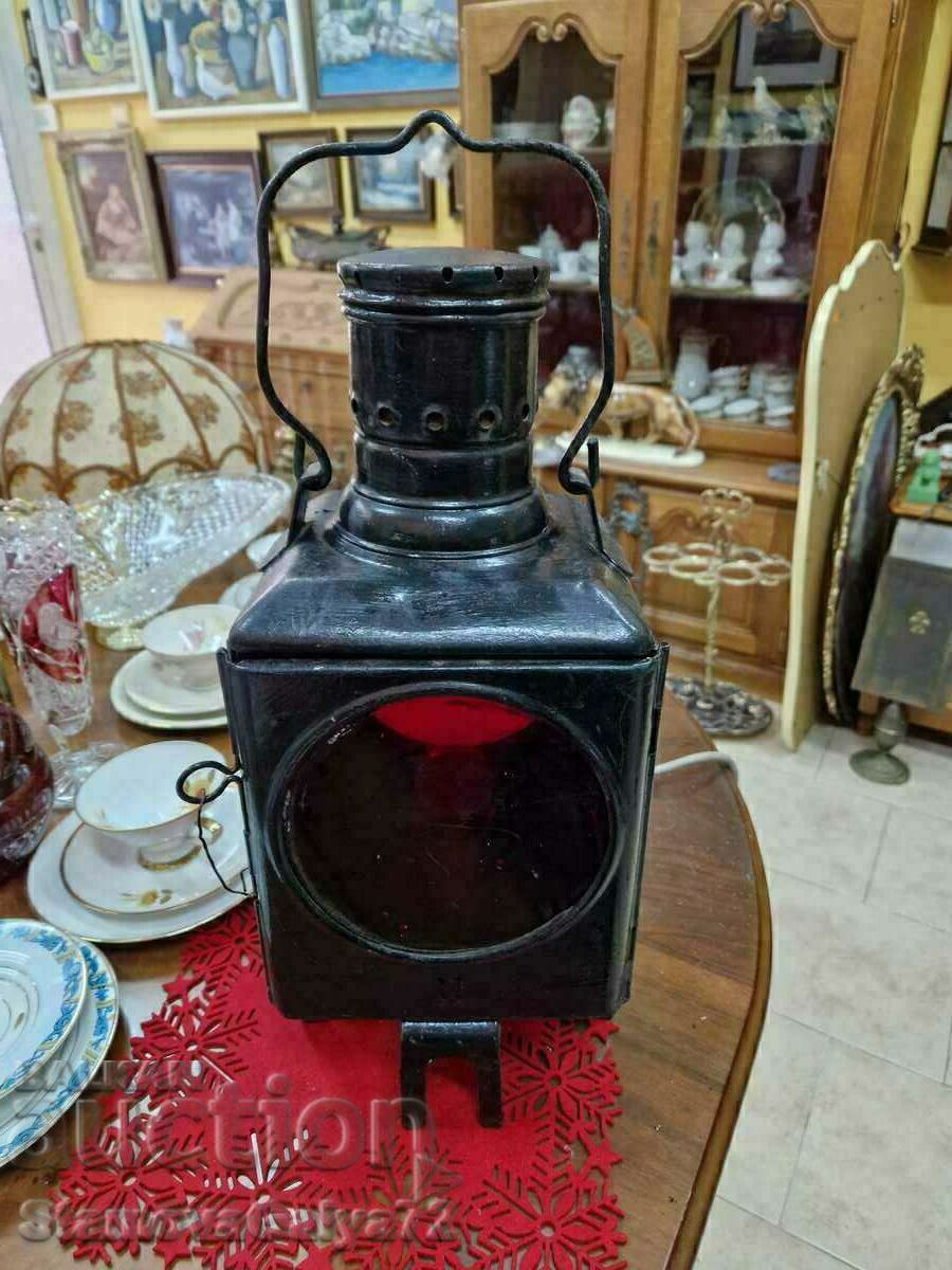 Παλαιό γερμανικό φανάρι σιδηροδρόμων βαγονιών με τιμή € 84.87 | 165.99 BGN