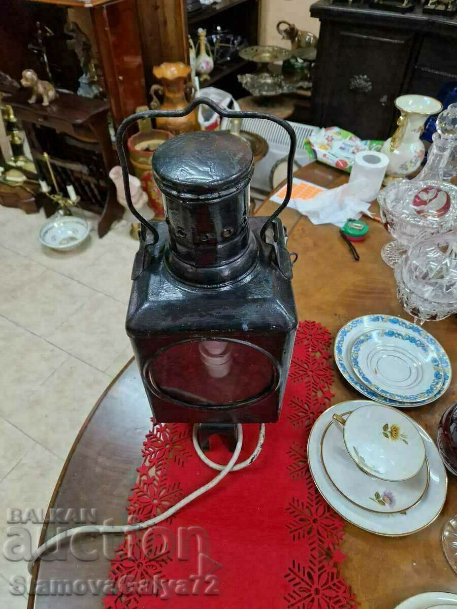 Antique German Wagon Railway Lantern - 5