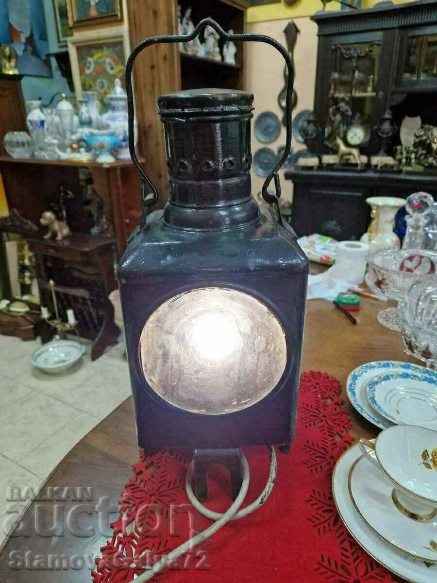 Antique German Wagon Railway Lantern - 6