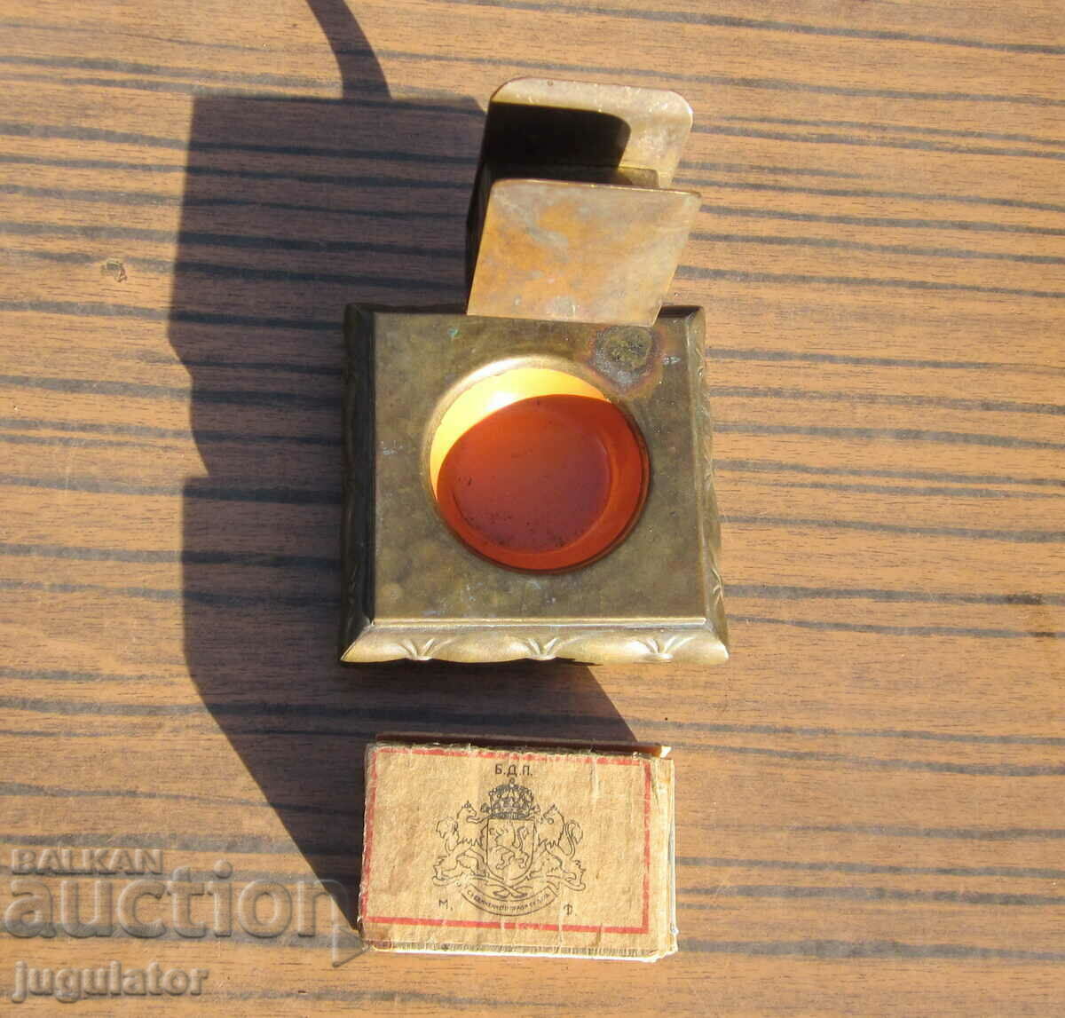 antique bronze match holder match holder with ashtray - 5 antique bronze match holder match holder with ashtray - 5