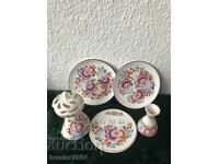 Lot of painted ceramics-Czechoslovakia