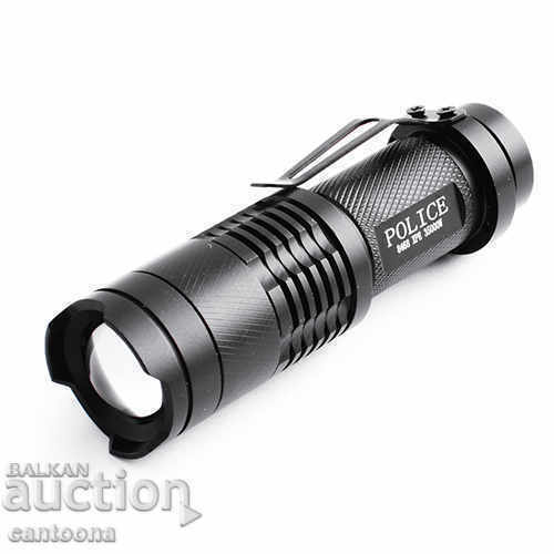 Small powerful flashlight POWER STYLE with CREE LED, 180 lm
