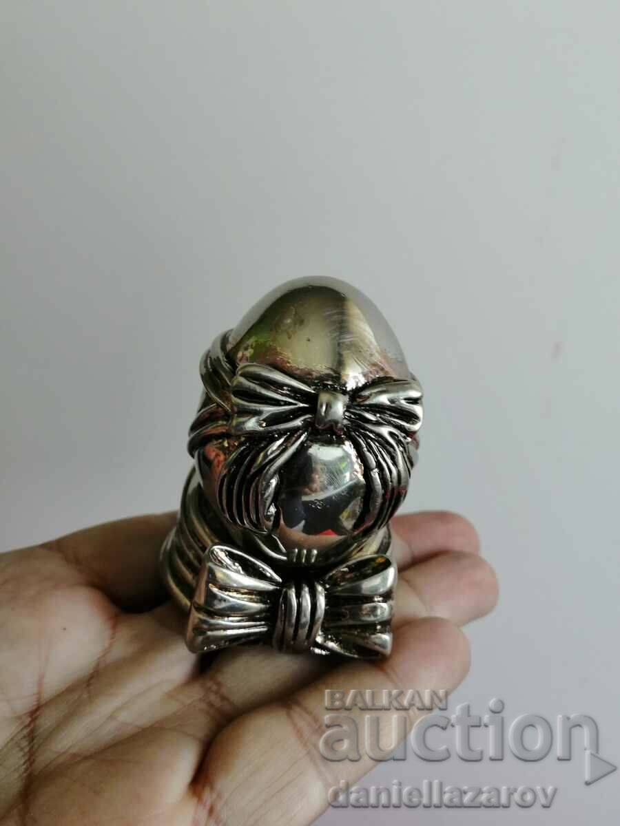 Ou cu suport SILVER, Argint 925, 129g. - 6 Ou cu suport SILVER, Argint 925, 129g. - 6