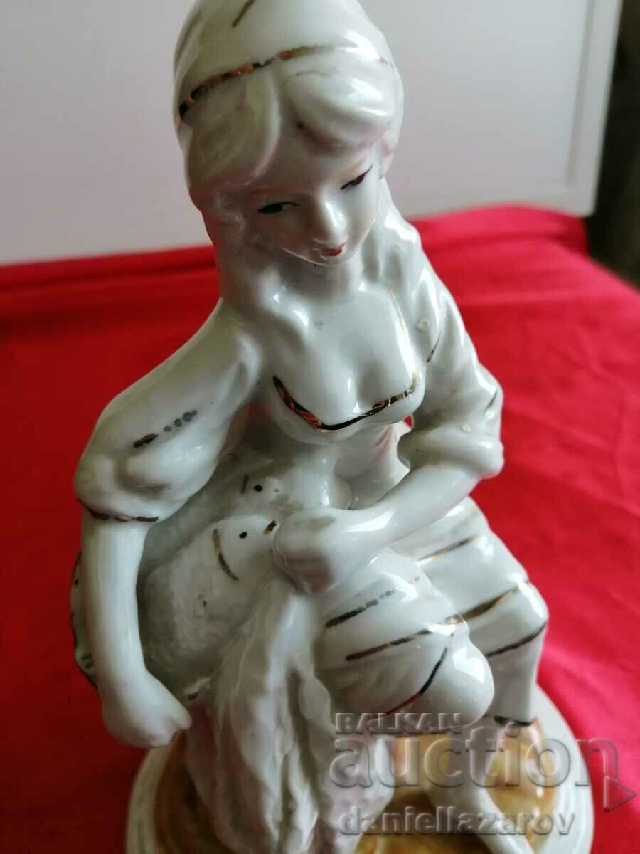 Παλιό Σπάνιο Γαλλικό Ειδώλιο ΨΑΡΑΣ από πορσελάνη με τιμή 45.00 BGN | € 23.01 Παλιό Σπάνιο Γαλλικό Ειδώλιο ΨΑΡΑΣ από πορσελάνη με τιμή 45.00 BGN | € 23.01