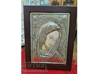 A beautiful antique Greek silver icon