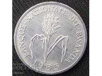 1 φράγκο Ρουάντα 1985
