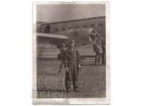 OLD PHOTO PLANE PILOT AVIATOR AVIATION G399