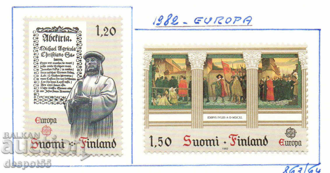1982. Φινλανδία. Ευρώπη - Ιστορικά γεγονότα.