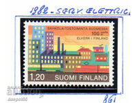 1982. Финландия. 100-годишнината на електроцентралите.