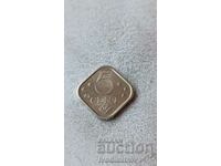 Netherlands Antilles 5 cents 1985