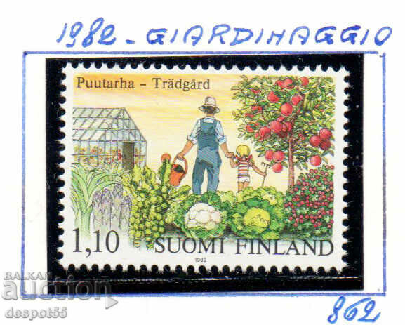 1982. Finland. Kitchen gardens.