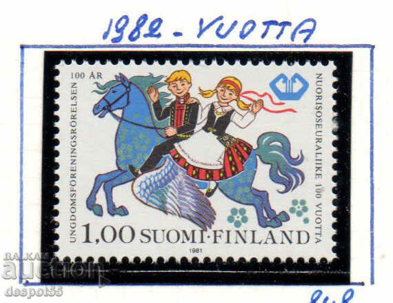 1981. Финландия. 100-годишнината на младежките лиги.