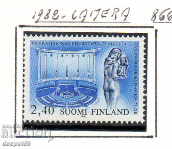 1982. Finlanda. Crearea parlamentului unicameral.