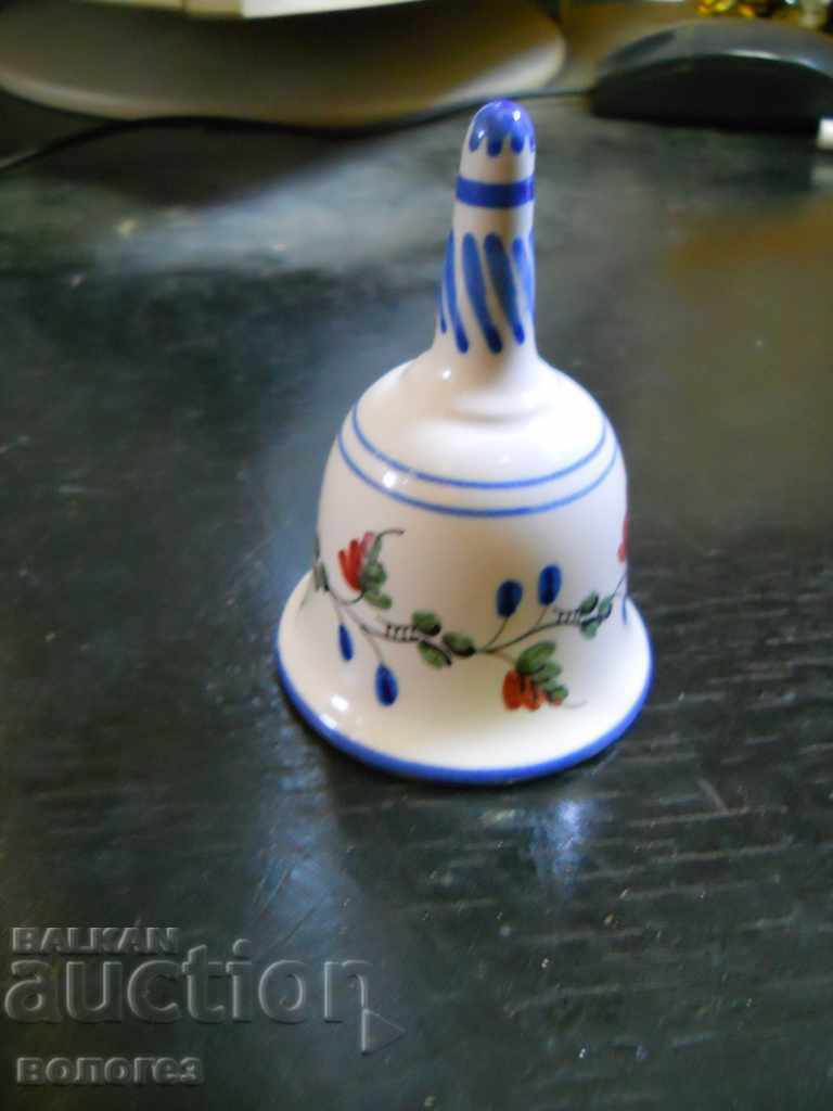 porcelain Christmas bell (tree decoration)