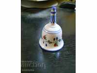 porcelain Christmas bell (tree decoration)