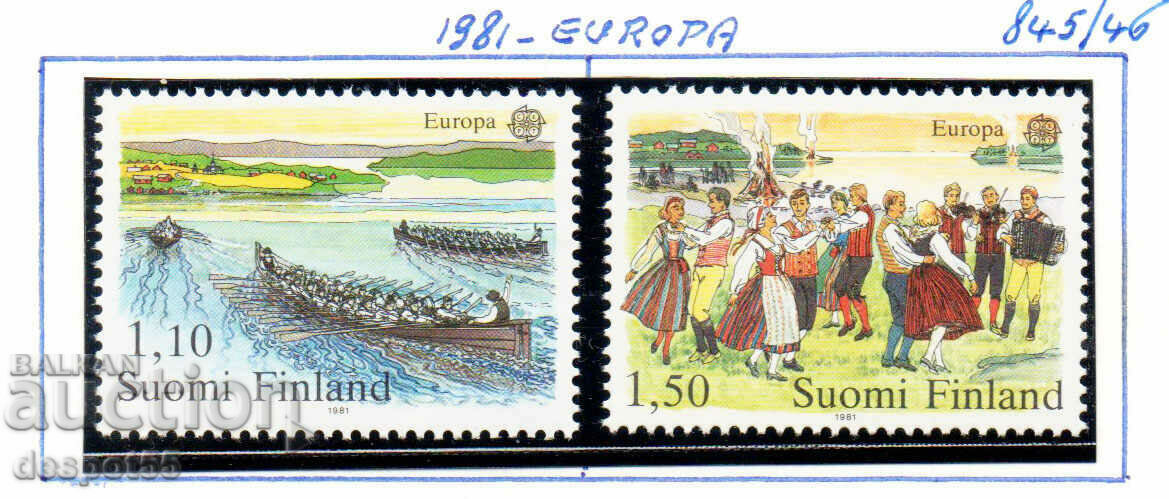 1981. Finlanda. Europa - Folclor.