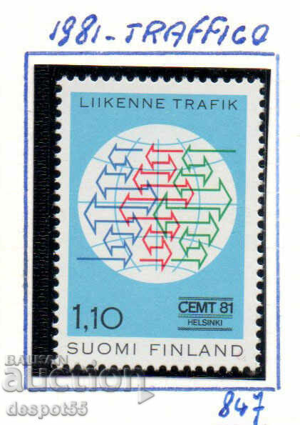 1981 Finlanda. Conf. a miniștrilor europeni ai transporturilor