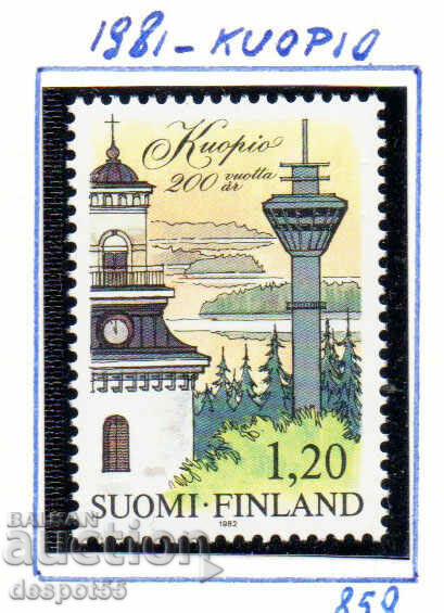 1982. Finland. The 200th anniversary of the city of Kuopio.
